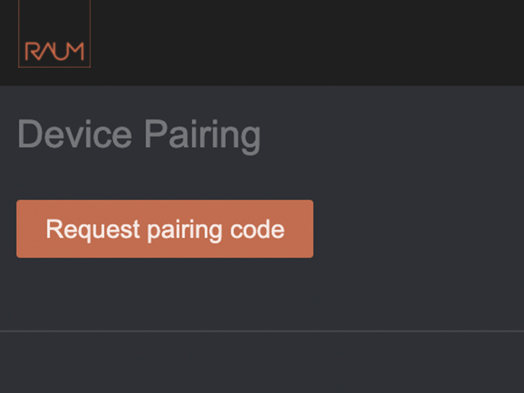 requesting pairing code