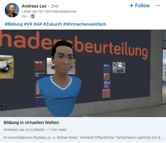 Bildung in virtuellen Welten