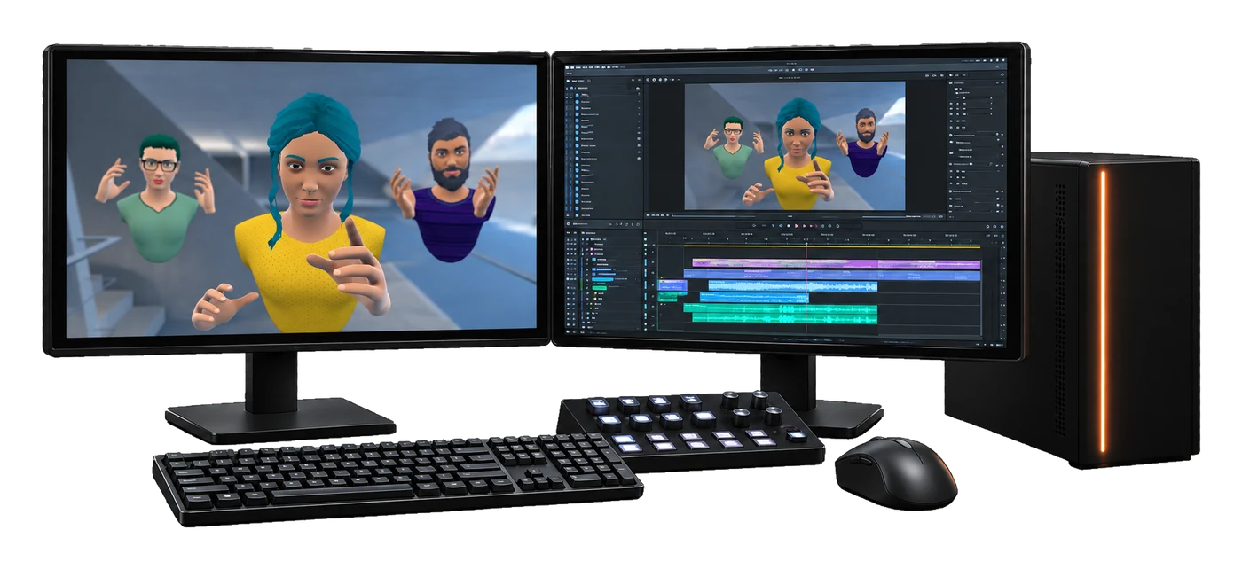 RAUM PC Spectator Cam workstation