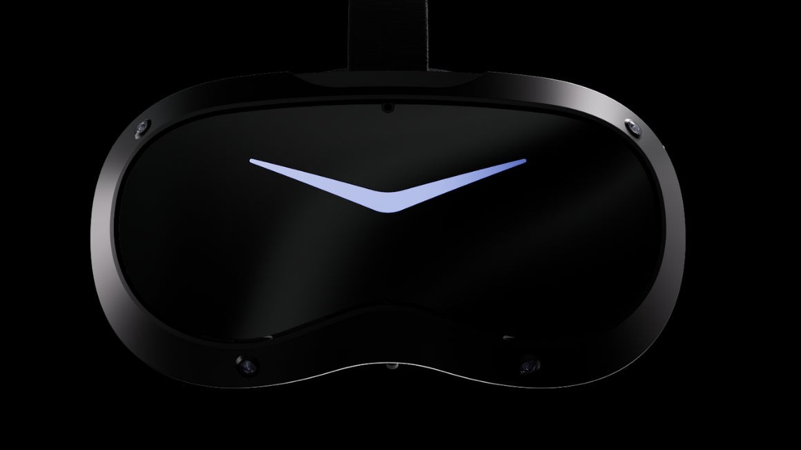 Pimax Crystal Pro: High-End Standalone and PC VR in One Headset 1 Pimax Crystal Pro VR headset, front view